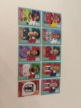 10 Cromos Panini Mundial Repetidos
