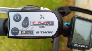 Bicicleta Eléctrica Plegable B'TWIN