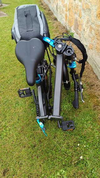 Bicicleta Eléctrica Plegable B'TWIN