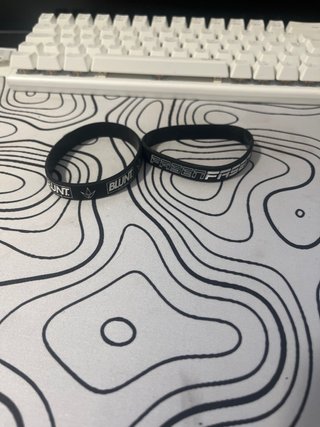 Pulsera Fasen y blunt  Negras