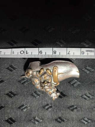 Broche antiguo gatos en zapato