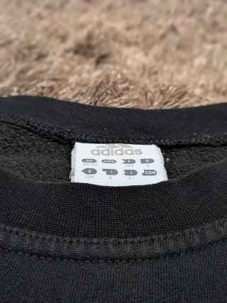 Sudadera Adidas Vintage Negra y Blanca