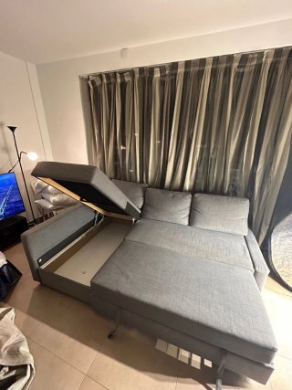 SOFA CAMA IKEA FRIHETEN GRIS