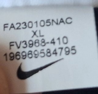 Camiseta Atlético Madrid Nike Dry-Fit Azul XL