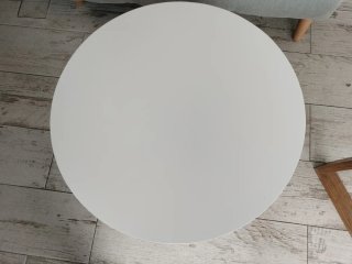 Pareja Mesitas Auxiliares Madera Blanca