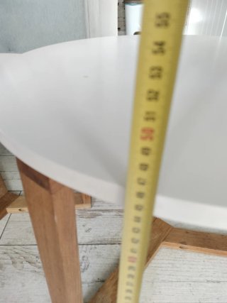 Pareja Mesitas Auxiliares Madera Blanca