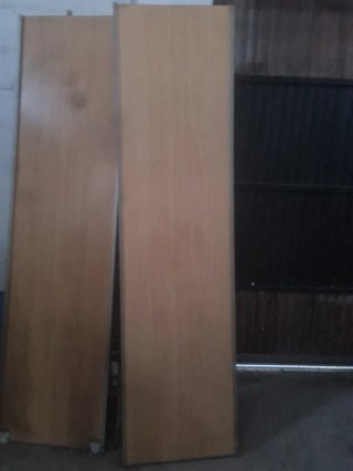 Puertas correderas ropero madera