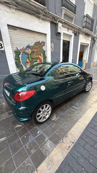 Peugeot 206 CC Año 2003 1.6 16v, 110 HP ,Gasolina.