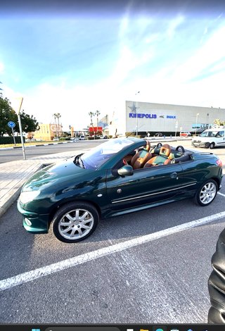 Peugeot 206 CC Año 2003 1.6 16v, 110 HP ,Gasolina.