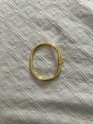 Pulsera estilo clavo con circonitas