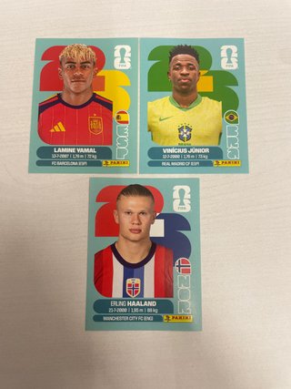 Cromos Panini Mundial 2026 Super Cracks