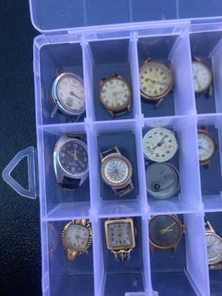 Gran lote relojes vintage
