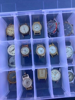 Gran lote relojes vintage