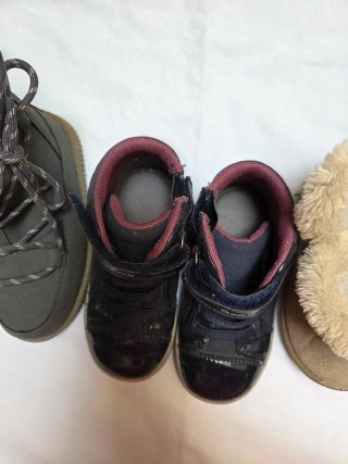 Lote 3 pares botas invierno talla 24