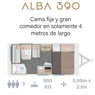CARAVANA CARAVELAIR 390 AÑO 2022