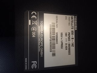 Portátil Toshiba Intel Core i7 Plata