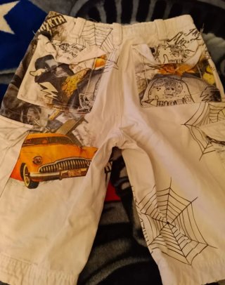 Shorts Bermuda Cargo pantaloncini Shiroi Neko