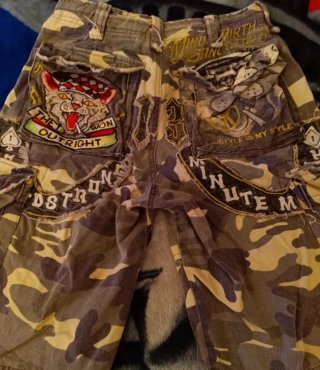 Shorts Bermuda Cargo pantaloncini Shiroi Neko