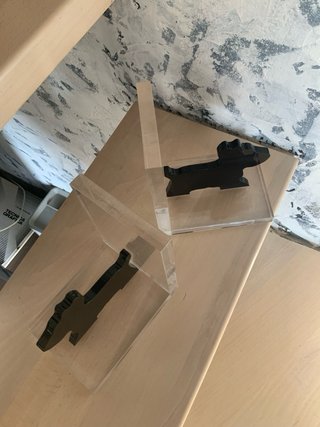 Coppia reggilibri cane plexiglass