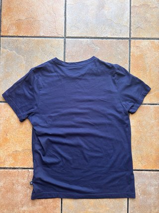 Camiseta Puma Azul Marino Logo Grande