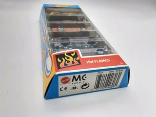 Hot Wheels HW Flames 5-Car Pack - Colección de Vehículos a Escala para Niños y Coleccionistas