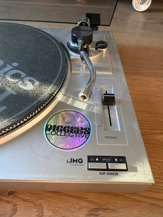 Tocadiscos IMG Stageline DJP-104USB con capsula