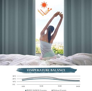 Cortine opache blu grigio per camera da letto