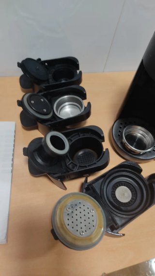 Cafetera  Qlive compatible capsulas varias
