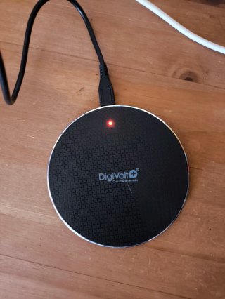 Cargador inalámbrico DigiVolt 15W con caja y cable