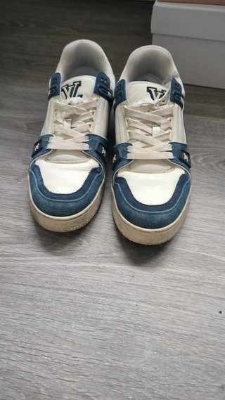 Louis Vuitton Trainer Azul Blanco