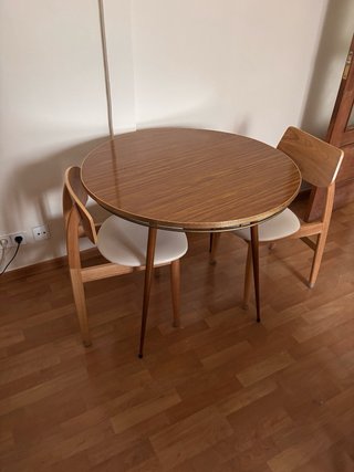 Mesa redonda vintage