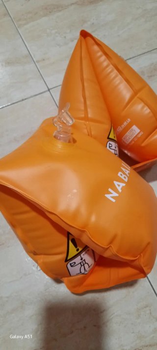 Manguitos natación niños naranja