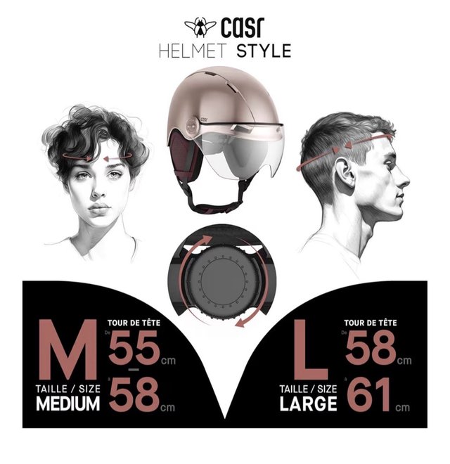 Casco CASR Style Urbano con Visor