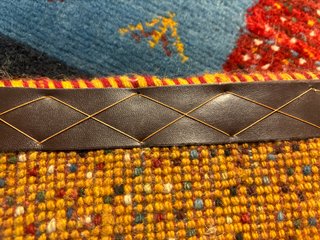 Tappeto Patchwork Multicolor Giallo