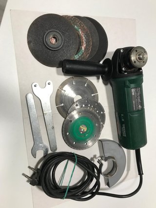 Amoladora angular y discos