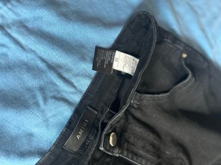 Jeans Amiri Neri Strappati