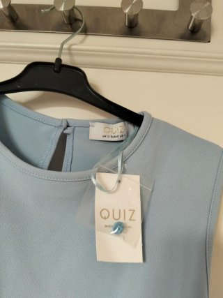 Vestido azul Quiz talla M