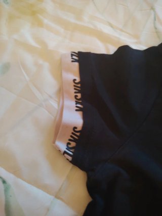 Camiseta negra SikSilk manga corta