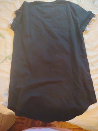 Camiseta negra SikSilk manga corta
