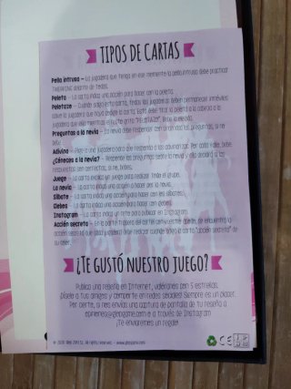 Juego Despedida de Soltera GLOP muy divertido