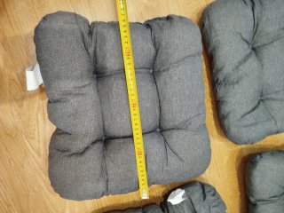 Cuscini per sedie da esterno (4 pz)