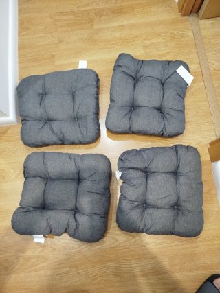Cuscini per sedie da esterno (4 pz)