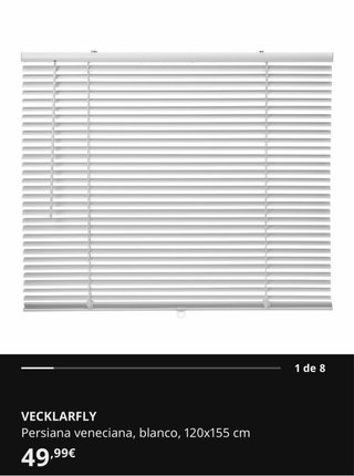 Estor VECKLARFLY IKEA blanco