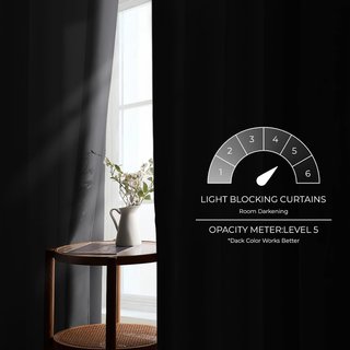 Cortinas opacas gris oscuro