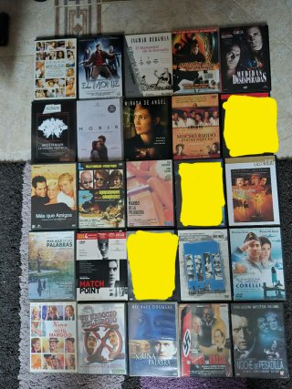 Lote 33, elegir Películas DVD, 4 x 10 euros