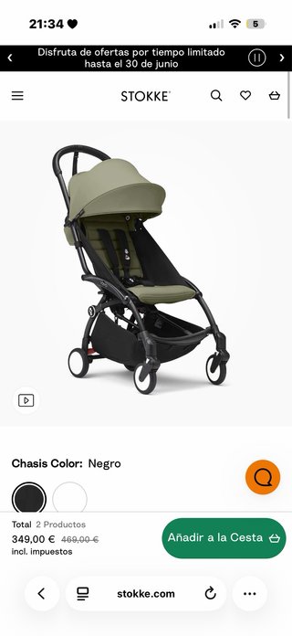 Silla de paseo Babyzen Yoyo 3