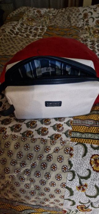 Neceser Palatino Italiano Beige/Negro