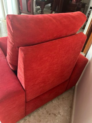 Sofá relax reclinable microfibra aterciopelada