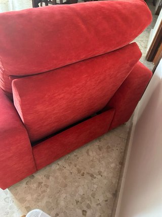Sofá relax reclinable microfibra aterciopelada