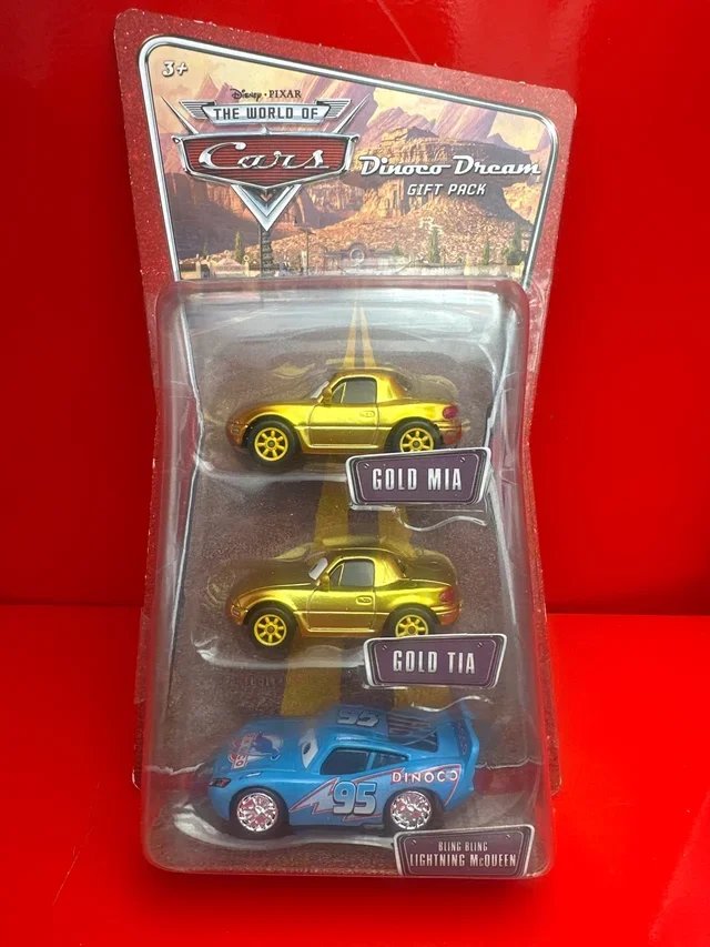 Disney Pixar Cars Tia Mia Gold Bling Bling McQueen